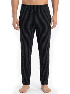 Öts Erkek Pamuklu Pijama Takımı Tek Alt Rahat Uyku Kalıbı (2950)