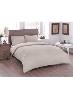 Esranın Dünyası Ranforce Çift Kişilik Nev Takımı Basic Bej