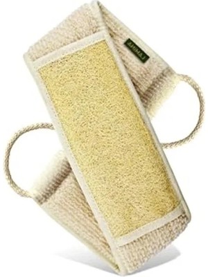Calperia Uzun Hamam Lifi, 70 cm Loofah Kabak Sırt Kesesi, Banyo Keyfi Için