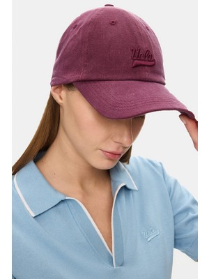 Ucla FORTUNO Bordo Baseball Cap Nakışlı  Unisex Şapka