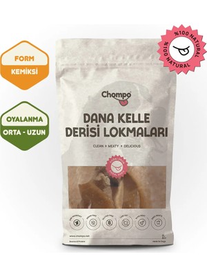 Chompo Kurutulmuş Dana Kelle Derisi Köpek Ödülü 100 gr