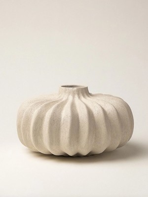 Minihol Becky Seramik Dokulu Vazo (20 x 12 Cm)