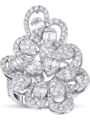 Makdis Pırlanta 2.00 Karat Baget Pırlanta Yüzük