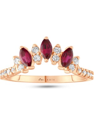 Makdis Pırlanta 0.70 Karat Yakut Pırlanta Yüzük