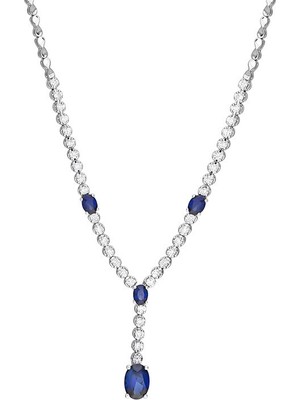 Makdis Pırlanta 2.00 Karat Safir Pırlanta Gerdanlık