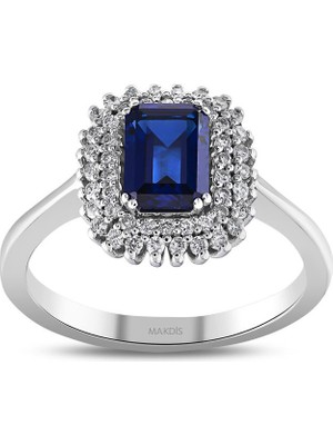 Makdis Pırlanta 1.45 Karat Safir Pırlanta Yüzük