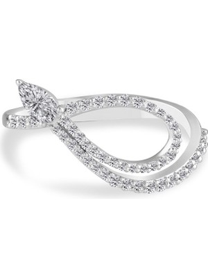 Makdis Pırlanta 0.40 Karat Tasarım Pırlanta Yüzük