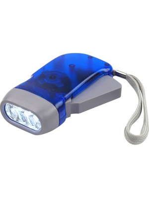 Esranın Dünyası Kendiliğinden Şarjlı El Feneri Pilsiz Çalışan 3 LED Acil Durum Feneri - Lisinya