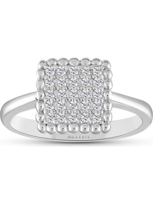 Makdis Pırlanta 0.15 Karat Tasarım Pırlanta Yüzük