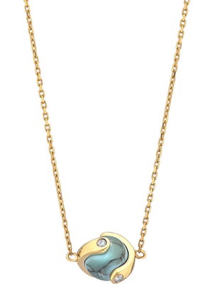 Makdis Pırlanta 0.05 Karat Dünya Pırlanta Kolye