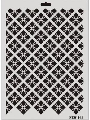 Esranın Dünyası Rich New Seri N-163 Stencil 35X25 cm