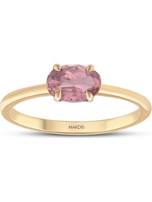 Makdis Pırlanta 0.55 Karat Morganite Pırlanta Yüzük