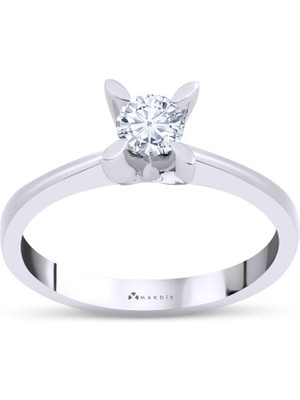 Makdis Pırlanta 0.30 Karat Tektaş Pırlanta Yüzük