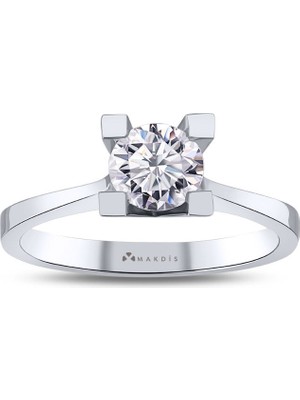 Makdis Pırlanta 0.90 Karat Tektaş Pırlanta Yüzük