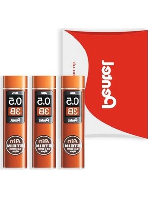 Calperia 0.5 mm Mekanik Kalem Uçları, 3'lü Paket, Otomatik Kalemler Için