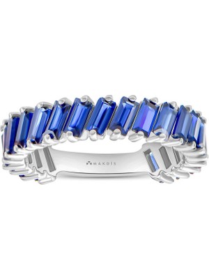 Makdis Pırlanta 2.85 Karat Safir Tamtur Pırlanta Yüzük