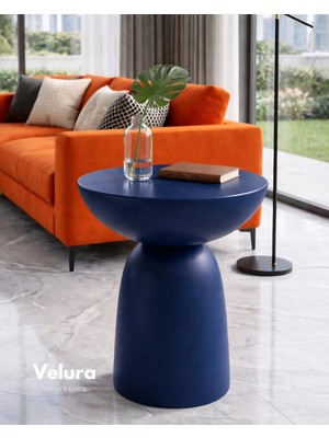 Velura Home & Living Zonya Yan Sehpa - Lacivert