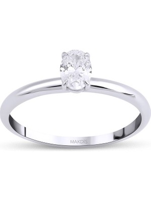 Makdis Pırlanta 0.15 Karat Tektaş Pırlanta Yüzük
