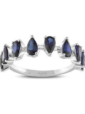 Makdis Pırlanta 1.75 Karat Safir Pırlanta Yüzük