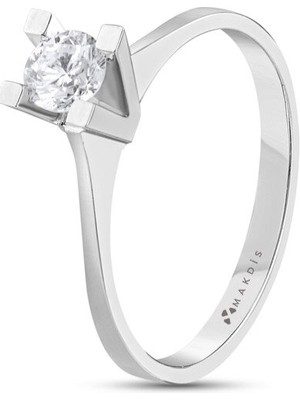 Makdis Pırlanta 0.30 Karat Tektaş Pırlanta Yüzük