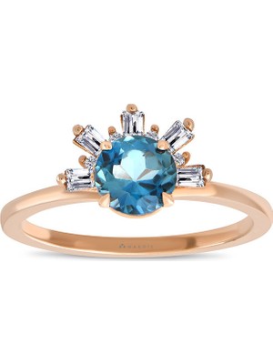 Makdis Pırlanta 1.10 Karat Renkli Pırlanta Yüzük