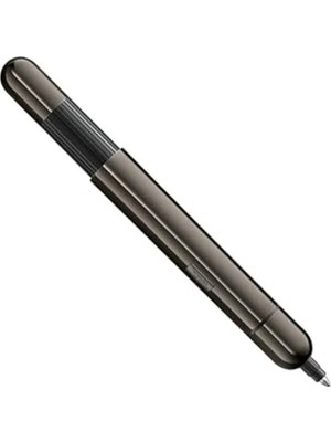 Calperia Krom Tasarımlı Mat Siyah Dolma Kalem, Orta Kalınlıkta Uç