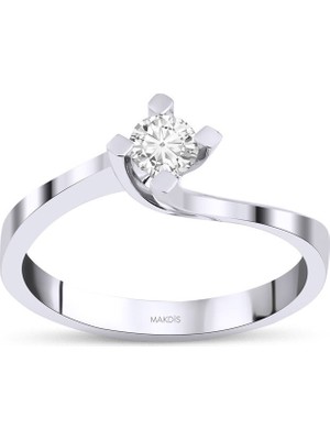 Makdis Pırlanta 0.25 Karat Tektaş Pırlanta Yüzük