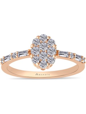 Makdis Pırlanta 0.55 Karat Tasarım Pırlanta Yüzük