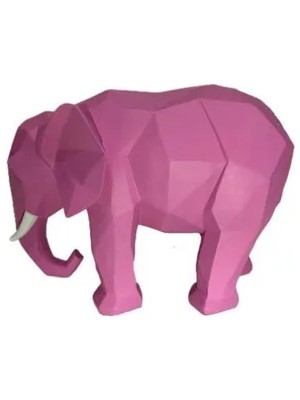 Vivense Kübik Fil Obje Pembe