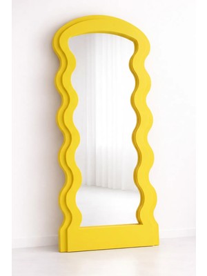 Ortakçı Design Wavy Lite – Dalgalı Boy Aynası | Modern Dekoratif Mdf Ayna