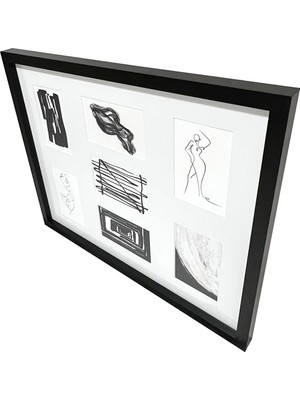 GoodHome Fotoğraf Çerçevesı Siyah 43X53 cm