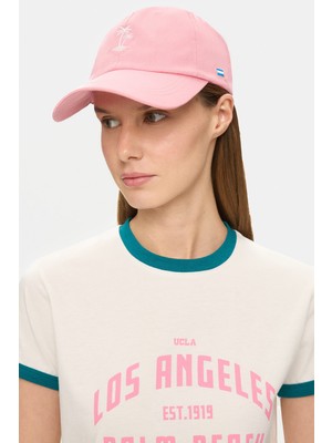 Anıston Pembe Baseball Cap Nakışlı - Unisex Şapka