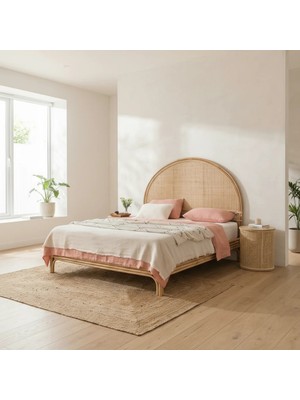 Latanwood Quinn Hazeranlı Ahşap Karyola