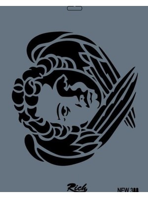 Esranın Dünyası Rich New Seri N-388 Stencil 35X25 cm