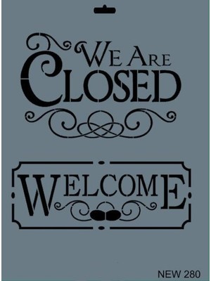 Esranın Dünyası Rich New Seri N-280 Stencil 35X25 cm