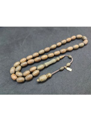 İskeçe Tesbih Mustafa Uysal Usta Eseri̇ Imame Kalem Oyma Şi̇fa Kaynağı Mi̇s Kokulu Pelesenk