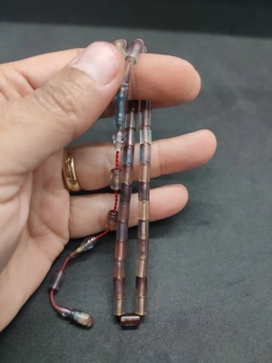 İskeçe Tesbih Mehmet Mercan Usta Eseri̇ Bi̇lek Boy Ok Gi̇bi̇ Kesme Objeden Katali̇n