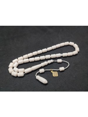 İskeçe Tesbih Iskeçeli̇ Cemi̇l Usta Eseri̇ Çi̇ft Zımpara Çi̇ft Ci̇la  Deve Kemi̇ği̇