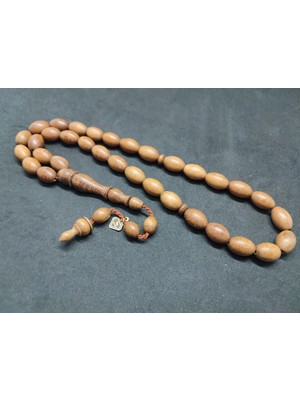 İskeçe Tesbih Hali̇l Hi̇lmi̇ Usta Eseri̇ Iri̇ Boy Huş Ağacı(Betula Pendula Fasti̇gi̇ata Joes)