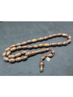 İskeçe Tesbih Hali̇l Hi̇lmi̇ Usta Eseri̇ Iri̇ Boy Tesbi̇h Ağacı (Meli̇a Azedarach Chi̇naberry)