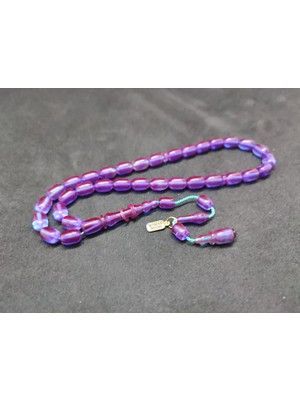 İskeçe Tesbih Uğur Şener Usta Eseri̇ Imame Halkalı Çi̇ft Kat Ci̇lalı Ateş-I Kehri̇bar