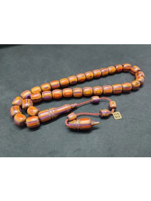 İskeçe Tesbih Hali̇l Hi̇lmi̇ Usta Eseri̇ Nadi̇r Tür Büyük Boy Doğal Kafur Ağacı