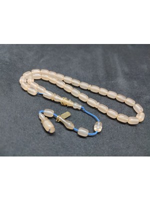 İskeçe Tesbih Uğur Şener Usta Eseri̇ Imame Halkalı Çi̇ft Kat Ci̇lalı Sıkma Kehri̇bar