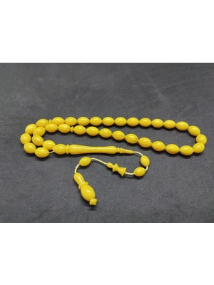 İskeçe Tesbih Efsane Usta Muhammed Erden Eseri Sıkma Kehribar Sertifikalı 9550