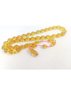 İskeçe Tesbih Yusuf Cevher Usta Eseri̇  06 Şeffaf Deli̇m Eski̇ Alman Oyun Zarı