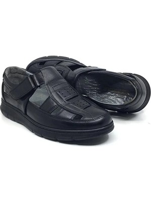 Grado Deri Erkek Sandalet Yumuşak Comfort, Battal Boy 1253