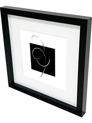 GoodHome Fotoğraf Çerçevesı Siyah 30X30 cm