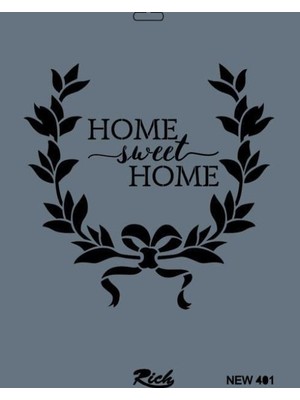 Esranın Dünyası Rich New Seri N-401 Stencil 35X25 cm