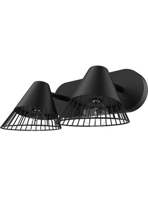 GoodHome Tsolma 2Lt Spotlıght  Bar Mblk E14