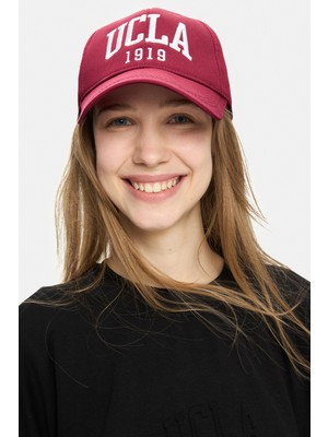 Ucla BALLARD Bordo Baseball Cap Nakışlı - Unisex Şapka